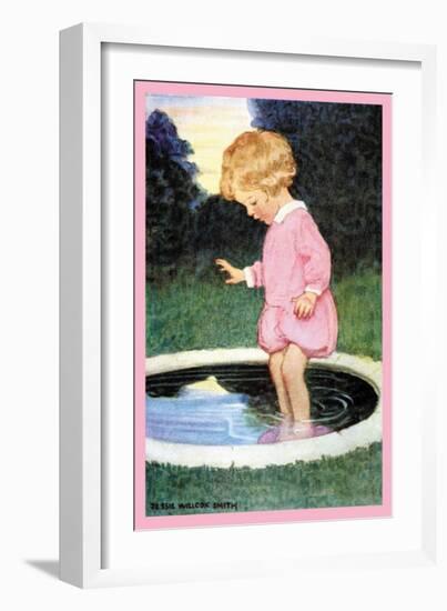 Boy Who Forgot to Wash-Jessie Willcox-Smith-Framed Art Print