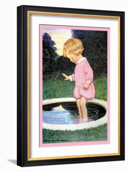 Boy Who Forgot to Wash-Jessie Willcox-Smith-Framed Art Print