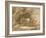 Boy with a Cart. - Sketch with Pen and Wash, 18th Century-Thomas Gainsborough-Framed Giclee Print