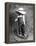 Boy with a Cowboy Hat and Lasso-Nora Hernandez-Framed Premier Image Canvas