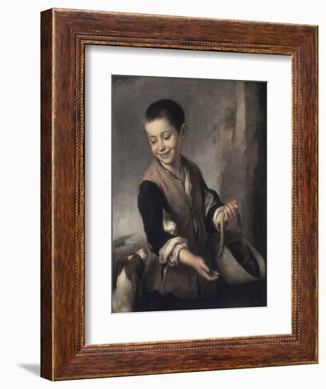 Boy with a Dog, c.1655-1660-Bartolome Esteban Murillo-Framed Giclee Print