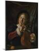 Boy with a Lute, c.1625-Frans Hals-Mounted Giclee Print