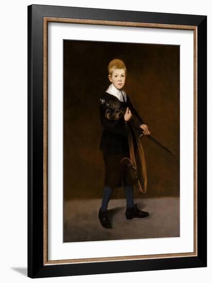 Boy with a Sword, 1861-Edouard Manet-Framed Giclee Print