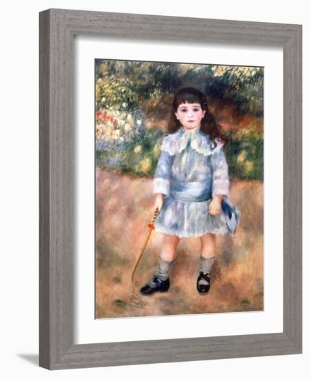 Boy with a Whip, 1885-Pierre-Auguste Renoir-Framed Giclee Print