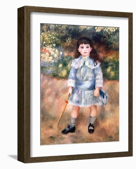 Boy with a Whip, 1885-Pierre-Auguste Renoir-Framed Giclee Print