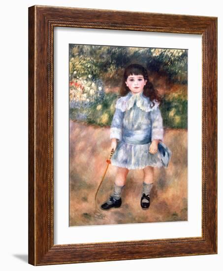 Boy with a Whip, 1885-Pierre-Auguste Renoir-Framed Giclee Print