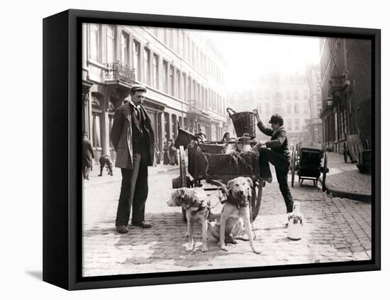 Boy with Dogcart, Antwerp, 1898-James Batkin-Framed Premier Image Canvas