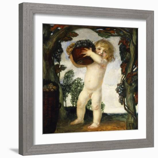 Boy with Grapes; Knabe Mit Trauben, 1903-Franz von Stuck-Framed Giclee Print