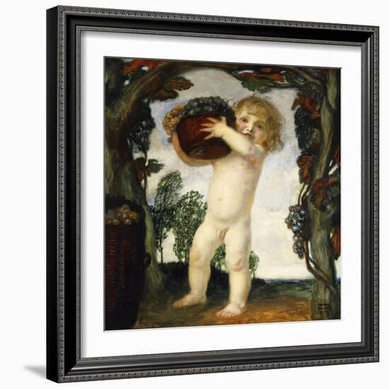 Boy with Grapes; Knabe Mit Trauben, 1903-Franz von Stuck-Framed Giclee Print