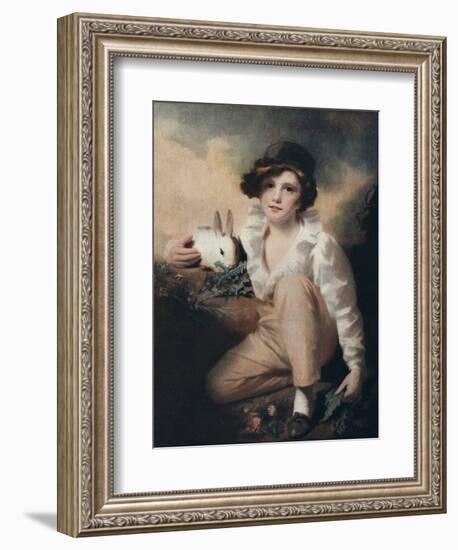 Boy with Rabbit, C1814-Henry Raeburn-Framed Giclee Print