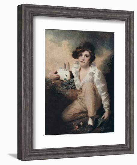 Boy with Rabbit, C1814-Henry Raeburn-Framed Giclee Print