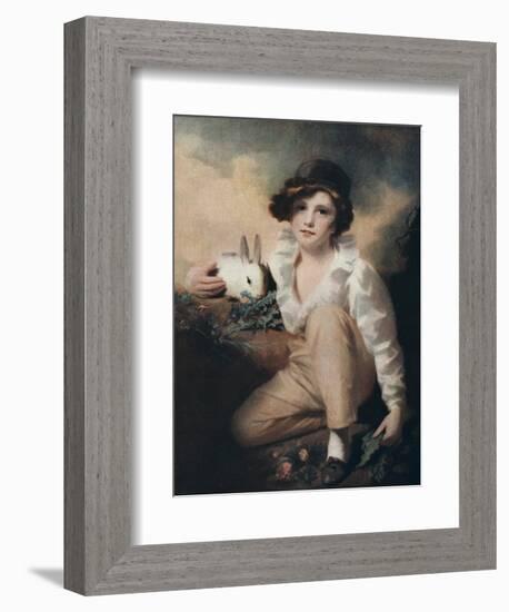 Boy with Rabbit, C1814-Henry Raeburn-Framed Giclee Print