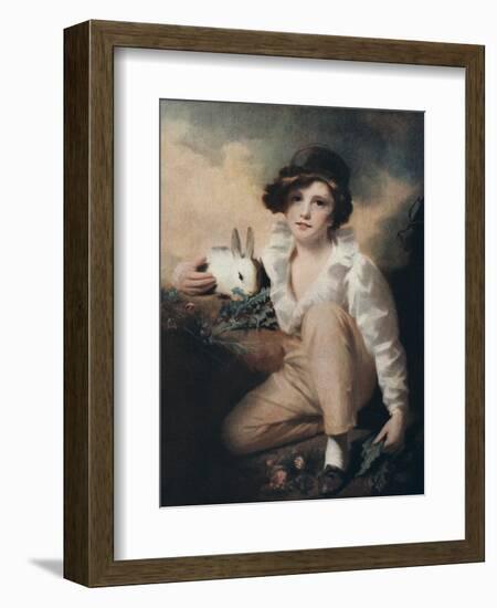 Boy with Rabbit, C1814-Henry Raeburn-Framed Giclee Print