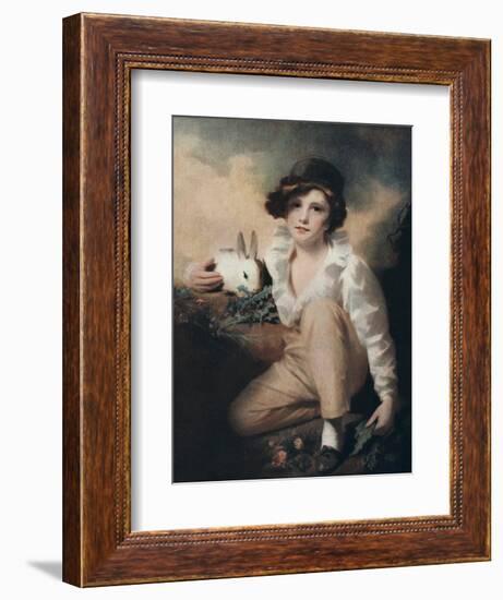 Boy with Rabbit, C1814-Henry Raeburn-Framed Giclee Print