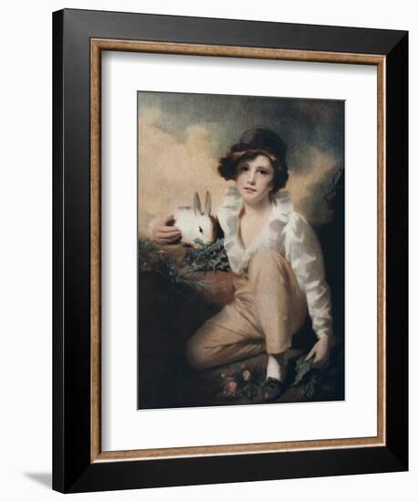 Boy with Rabbit, C1814-Henry Raeburn-Framed Giclee Print