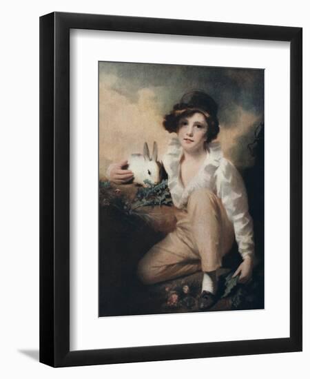 Boy with Rabbit, C1814-Henry Raeburn-Framed Giclee Print