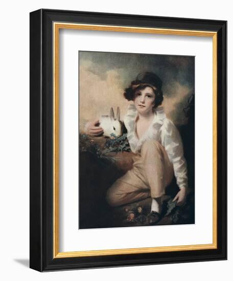 Boy with Rabbit, C1814-Henry Raeburn-Framed Giclee Print