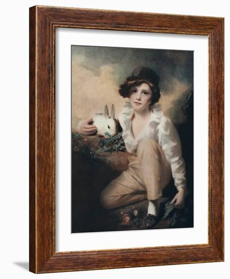 Boy with Rabbit, C1814-Henry Raeburn-Framed Giclee Print