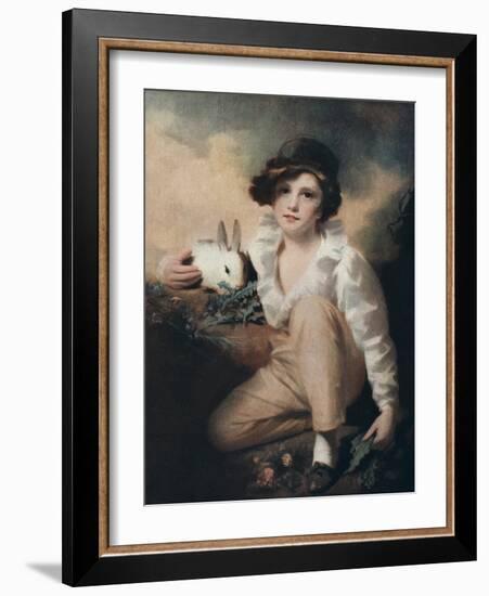 Boy with Rabbit, C1814-Henry Raeburn-Framed Giclee Print