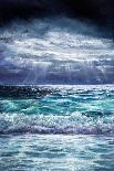 Original Oil Painting Showing Waves in Ocean or Sea on Canvas. Modern Impressionism, Modernism,Mari-Boyan Dimitrov-Art Print