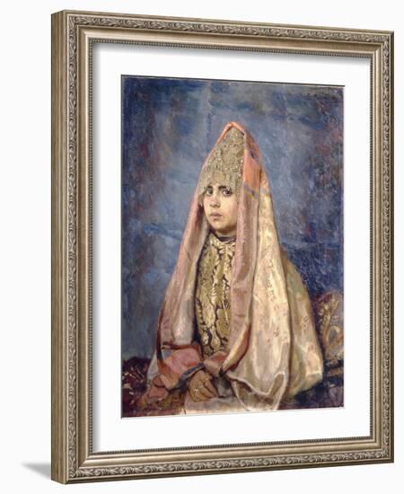 Boyar's Wife, 1884-Viktor Mikhaylovich Vasnetsov-Framed Giclee Print