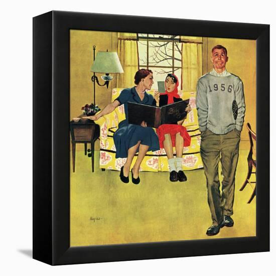 "Boyfriend's Baby Pictures", March 14, 1953-George Hughes-Framed Premier Image Canvas