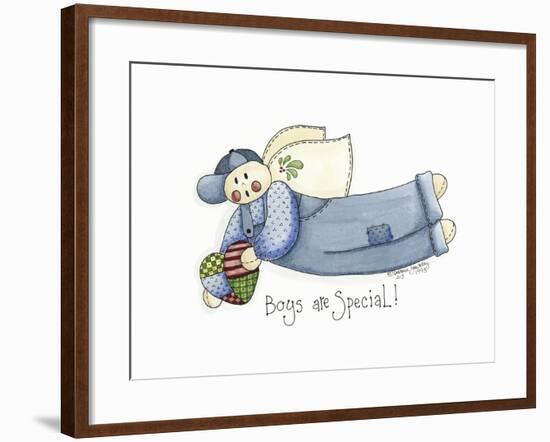 Boys are Special Angel-Debbie McMaster-Framed Giclee Print
