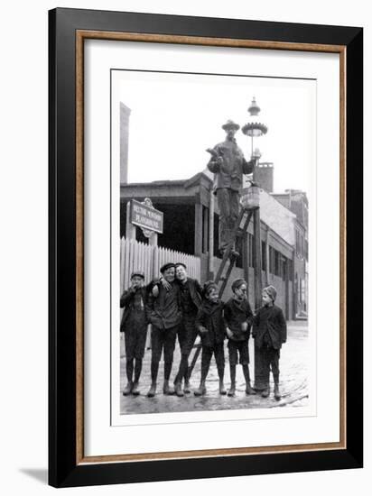 Boys at Playground, Philadelphia, Pennsylvania-null-Framed Art Print