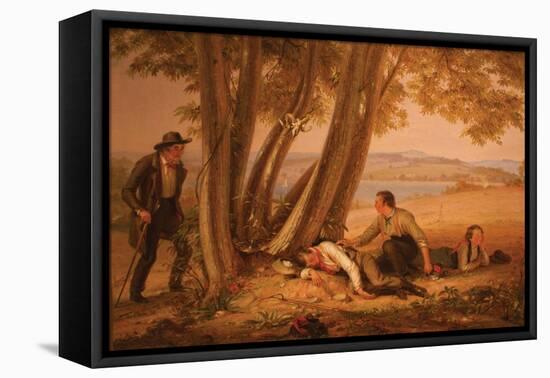 Boys Caught Napping in a Field-William Sidney Mount-Framed Stretched Canvas