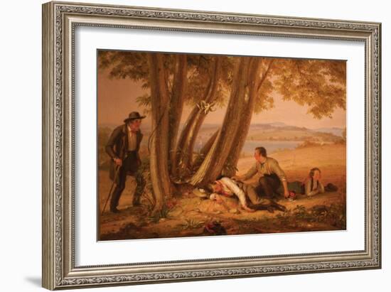 Boys Caught Napping in a Field-William Sidney Mount-Framed Art Print