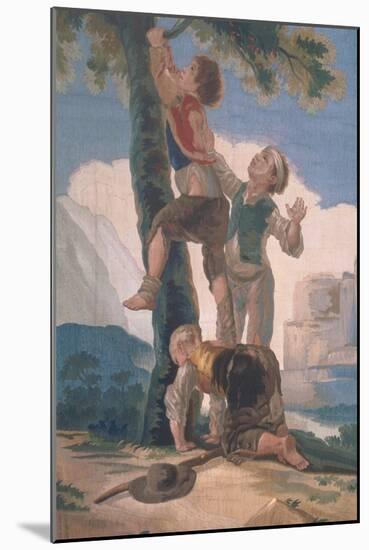 Boys Climbing a Tree-Suzanne Valadon-Mounted Giclee Print