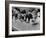 Boys Eating in the School Cafeteria-Ed Clark-Framed Photographic Print