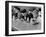 Boys Eating in the School Cafeteria-Ed Clark-Framed Photographic Print