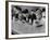 Boys Eating in the School Cafeteria-Ed Clark-Framed Photographic Print