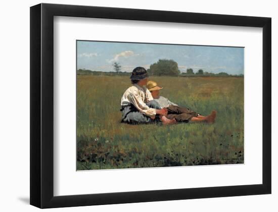 Boys in a Pasture, 1874-Winslow Homer-Framed Art Print