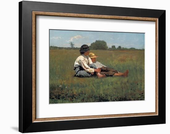 Boys in a Pasture, 1874-Winslow Homer-Framed Art Print