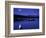 Boys in Canoe on Lost Lake with Mt Hood in the Distance, Mt Hood National Forest, Oregon, USA-Janis Miglavs-Framed Photographic Print