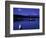 Boys in Canoe on Lost Lake with Mt Hood in the Distance, Mt Hood National Forest, Oregon, USA-Janis Miglavs-Framed Photographic Print