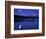 Boys in Canoe on Lost Lake with Mt Hood in the Distance, Mt Hood National Forest, Oregon, USA-Janis Miglavs-Framed Photographic Print