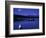 Boys in Canoe on Lost Lake with Mt Hood in the Distance, Mt Hood National Forest, Oregon, USA-Janis Miglavs-Framed Photographic Print