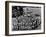 Boys in Circle for Ceremony Before Playing Young American Football League Games-Alfred Eisenstaedt-Framed Photographic Print