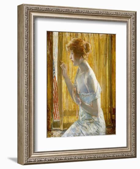 Boys Marching By, 1918-Childe Hassam-Framed Giclee Print