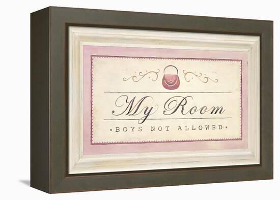 Boys Not Allowed-Angela Staehling-Framed Stretched Canvas