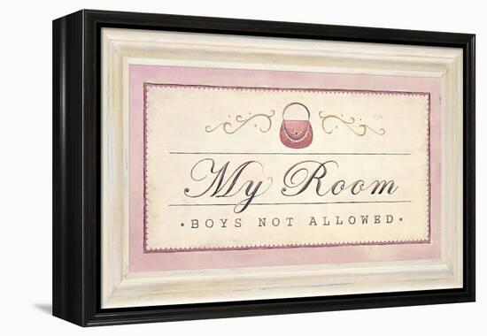 Boys Not Allowed-Angela Staehling-Framed Stretched Canvas