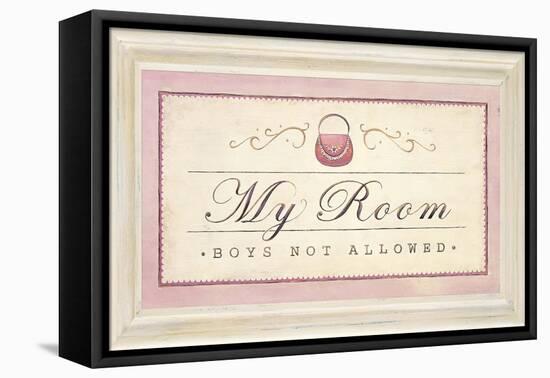 Boys Not Allowed-Angela Staehling-Framed Stretched Canvas