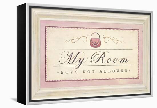 Boys Not Allowed-Angela Staehling-Framed Stretched Canvas