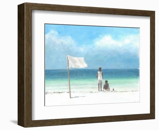 Boys on Beach, Kenya-Lincoln Seligman-Framed Giclee Print