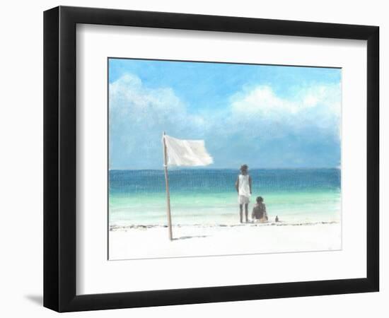 Boys on Beach, Kenya-Lincoln Seligman-Framed Giclee Print