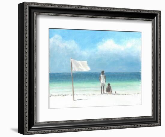 Boys on Beach, Kenya-Lincoln Seligman-Framed Giclee Print