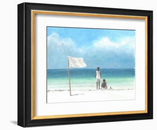 Boys on Beach, Kenya-Lincoln Seligman-Framed Giclee Print